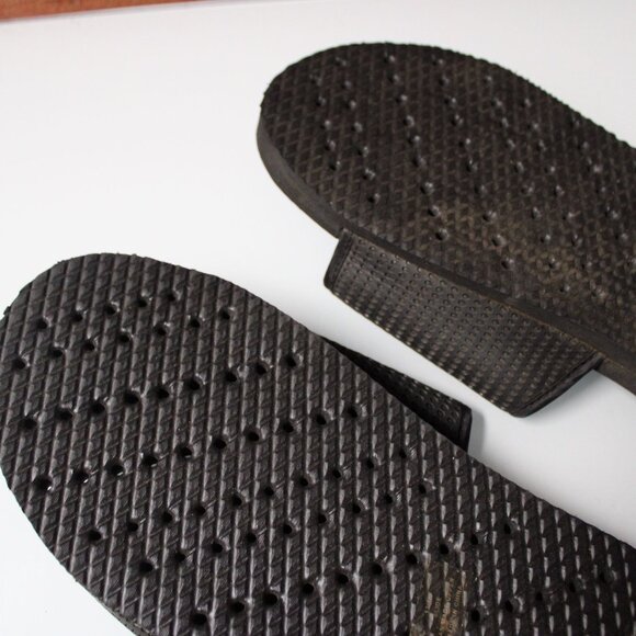 Showaflops Black Slide Anti-Slip Shower Sandals Mens Black Size 13/14 NWT - Picture 7 of 8